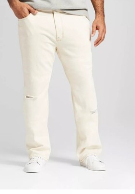 big and tall white jeans